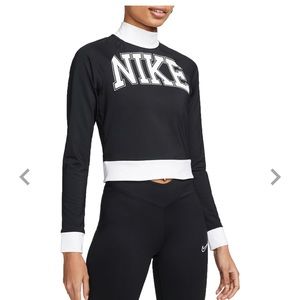 Womens cropped Nike top
